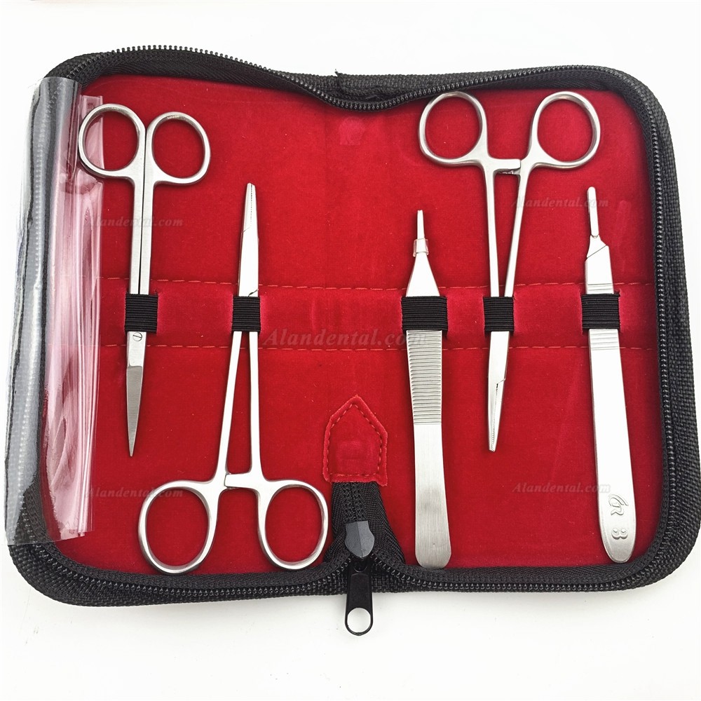 Surgical Suture Training Kit Skin Operate Suture Practice Model Training Pad Needle Scissors Tool Kit